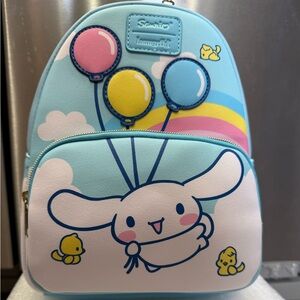 New with Tags Loungefly Sanrio Cinnamoroll Balloons Mini Backpack